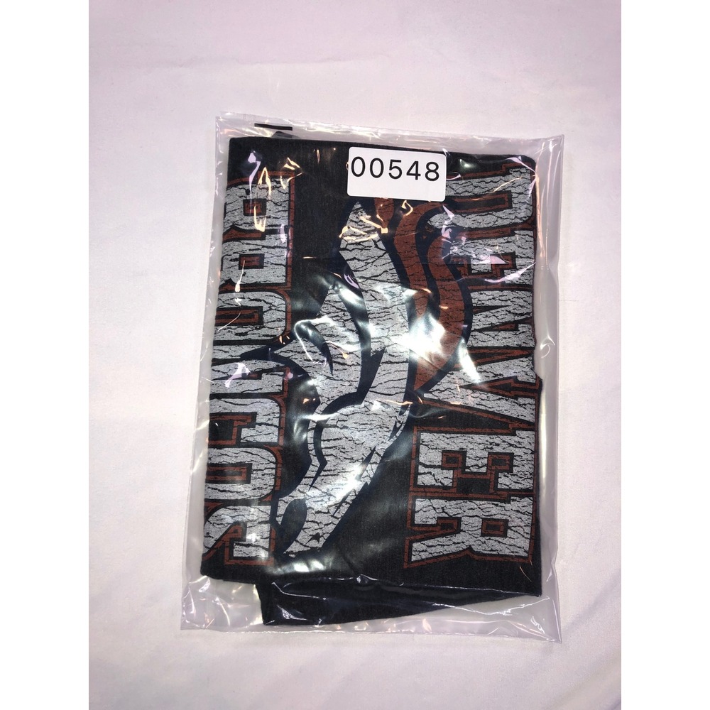 NFL Team Apparel Denver Broncos Womens T-Shirt Gray Distressed Logo Size M 00448 - Picture 9 of 9